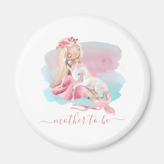 Schöne Ballerina Mutter zu sein Magnet (Vorne)