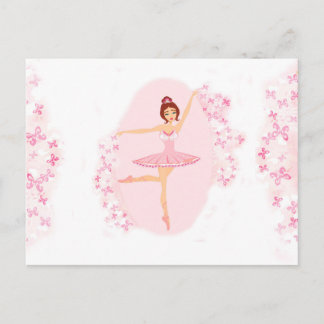 Schöne Ballerina Postcard Postkarte