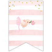 Schöne Ballerinas Babydusche Wimpelkette (Erste Fahne)