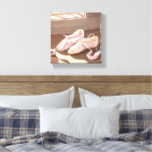 Schöne Ballet-Slippers | Hübsch rosa Leinwanddruck (Insitu (Schlafzimmer))