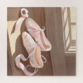 Schöne Ballet-Slippers | Hübsch rosa Puzzle (Horizontal)