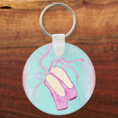 Schöne Ballettschuhe Schlüsselanhänger (Vorderseite)