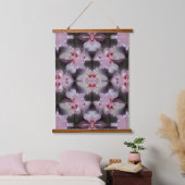 Schöne Bartirisblumen-Kunst Wandteppich Mit Holzrahmen (Schlafzimmer)