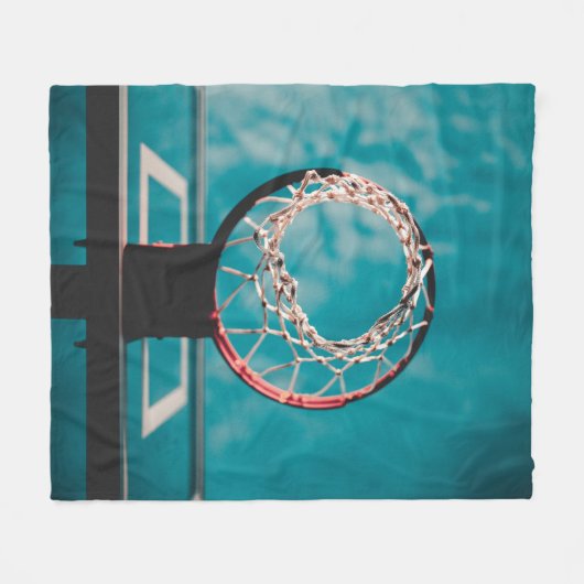 Schöne Basketball-Artwork Fleecedecke (Vorderseite (Horizontal))