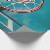 Schöne Basketball-Artwork Geschenkpapier (Ecke)