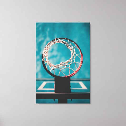 Schöne Basketball-Artwork Leinwanddruck (Vorderseite)