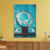 Schöne Basketball-Artwork Leinwanddruck (Insitu (Wohnzimmer))