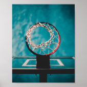 Schöne Basketball-Artwork Poster (Vorne)