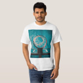 Schöne Basketball-Artwork T-Shirt (Vorne ganz)