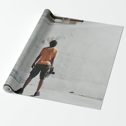 Schöne Basketball-Fotografie Geschenkpapier (Ungerollt)