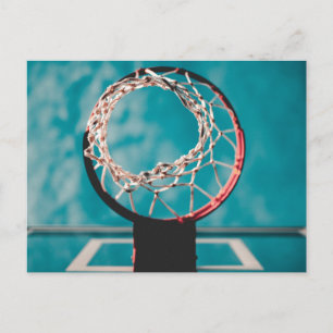 Schöne Basketball-Kunstwerke Postkarte