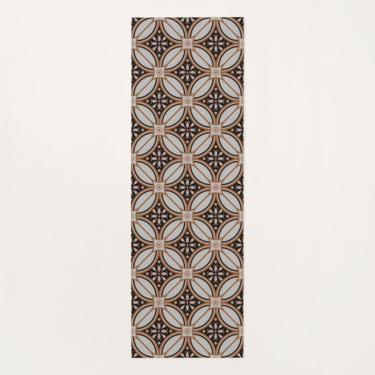 Schöne Batik Yogamatte (Rückseite)