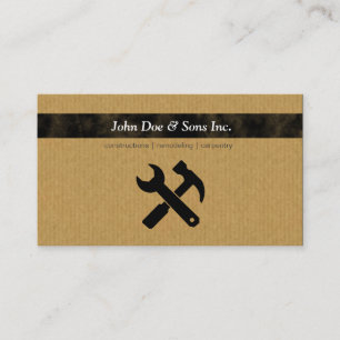 Schöne Bauikone Visitenkarte