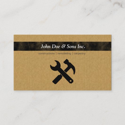 Schöne Bauikone Visitenkarte (Vorderseite)