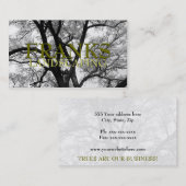 Schöne Baum-Natur-Visitenkarten Visitenkarte (Vorne/Hinten)