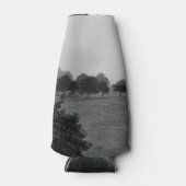 Schöne Bäume und Natur im Nebel Flaschenkühler (Vorderseite)