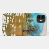 Schöne Bäume Wasserfarben Kunst, Dichtung und Musi Case-Mate iPhone Hülle (Rückseite (Horizontal))