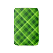 Schöne Baumwipfel Grün Kariert kleine Badematte (Vorderseite Vertikal)