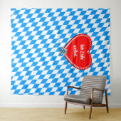 Schöne Bavaria-Flagge Wandteppich (Beispiel (Horizontal))
