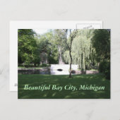 Schöne Bay City, Michigan Postkarte (Vorne/Hinten)