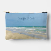 Schöne Beach Fotografie Custom Coastal Zubehörtasche (Vorderseite)
