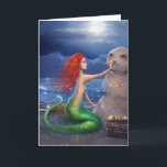 Schöne Beach Mermaid Weihnachtskarte Feiertagskarte<br><div class="desc">Sie suchen einzigartige Ideen und schöne Weihnachtskarten, um diese Saison an Familie und Freunde zu schicken? Wenn Sie ein Meerjungfrau-Liebhaber sind (oder gewollt haben, etwas Besonderes an die Meerjungfrau in Ihrem Leben zu schicken), werden Sie in Liebe mit diesen magischen Küstenurlaub-Karten, die mit Ihrer eigenen Botschaft personalisiert werden können! Die...</div>