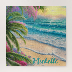 Schöne Beach Ocean Waves Muscheln Puzzle