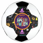 Schöne Beängstigende Halloween-Muster Fußball (Vorderseite)