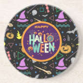 Schöne Beängstigende Halloween-Muster Getränkeuntersetzer (Vorne)