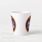 Schöne Beängstigende Halloween-Muster Milchtasse (Vorderseite)