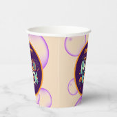 Schöne Beängstigende Halloween-Muster Pappbecher (Rechts)