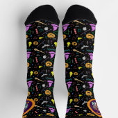 Schöne Beängstigende Halloween-Muster Socken (Oben)