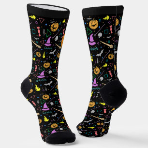 Schöne Beängstigende Halloween-Muster Socken