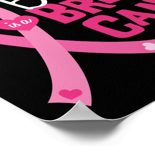 Schöne Beautiful Friend Breast Cancour Survivor Poster (Ecke)