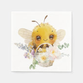 Schöne Bee Cocktail Napkins Serviette (Vorderseite)