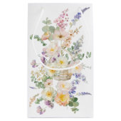 Schöne Bee kleine Geschenktasche Geschenktüte (Rückseite)