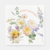 Schöne Bee Lunch Napkins Serviette (Vorderseite)