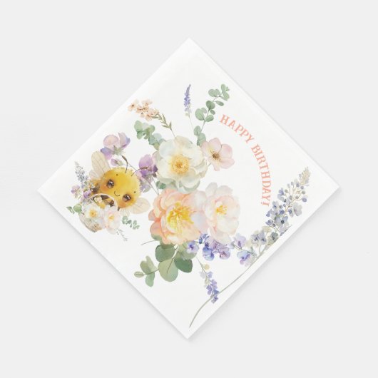 Schöne Bee Lunch Napkins Serviette (Ecke)