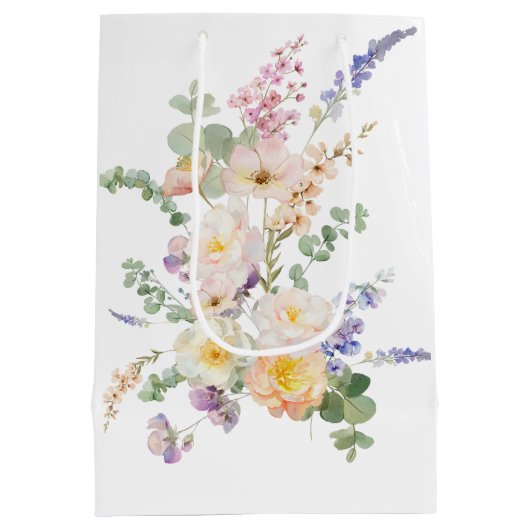 Schöne Bee Medium Geschenktasche Mittlere Geschenktüte (Rückseite)