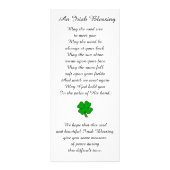 Schöne beeindruckende Blume Gebetskarte Werbekarte (Hinten)