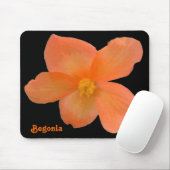 Schöne Begonia individuell anpassbare Mousepad (Mit Mouse)