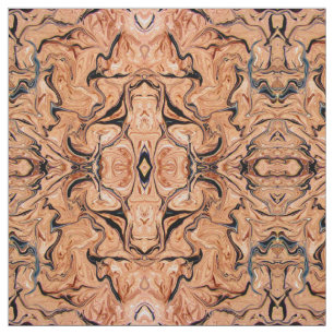 Schöne beige schwarze Marmor Kunst  Stoff