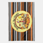 Schöne, beliebte Erntedank Herbstkollektion Geschirrtuch (Vertikal)