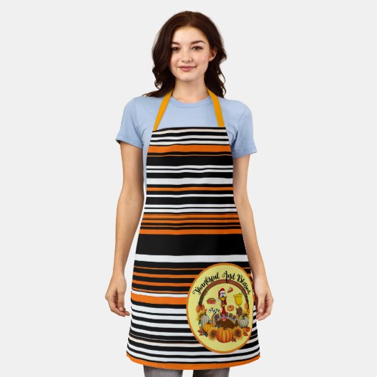 Schöne, beliebte Erntedank Herbstkollektion Schürze (Getragen)