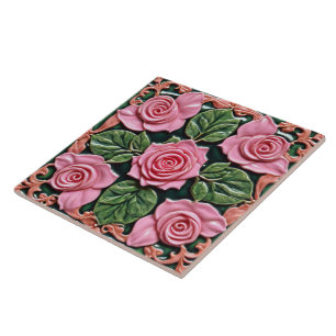 Schöne beliebte Sammlung rosa Rosen Fliese