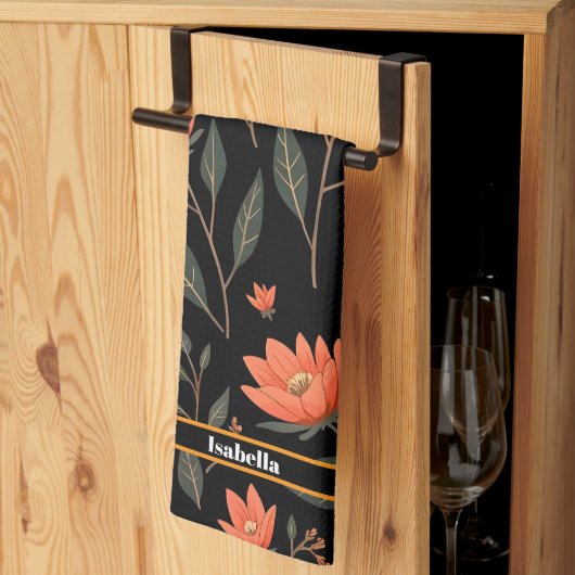 Schöne, beliebte Sammlung Vintager Blumen Geschirrtuch (Drittel gefaltet)