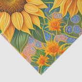 Schöne, beliebte Sonnenblumensammlung Seidenpapier (Ausschnitt)