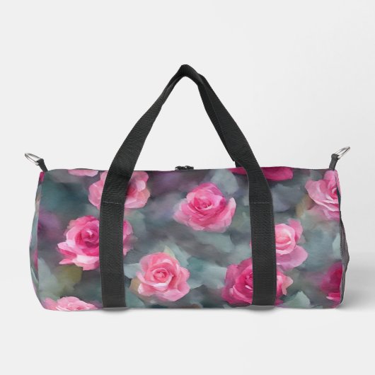 Schöne, beliebte Wasserfarben Rosengarten Sammlung Duffle Bag (Vorderseite)