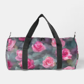 Schöne, beliebte Wasserfarben Rosengarten Sammlung Duffle Bag (Rückseite)