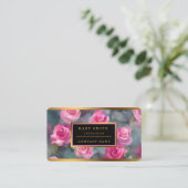 Schöne, beliebte Wasserfarben Rosengarten Sammlung Visitenkarte (Stehend Vorderseite)